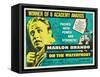 On the Waterfront, UK Movie Poster, 1954-null-Framed Stretched Canvas