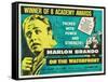 On the Waterfront, UK Movie Poster, 1954-null-Framed Stretched Canvas