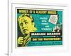 On the Waterfront, UK Movie Poster, 1954-null-Framed Art Print