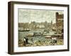 On the Waterfront-Robert C. Spencer-Framed Giclee Print