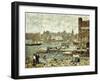 On the Waterfront-Robert C. Spencer-Framed Giclee Print