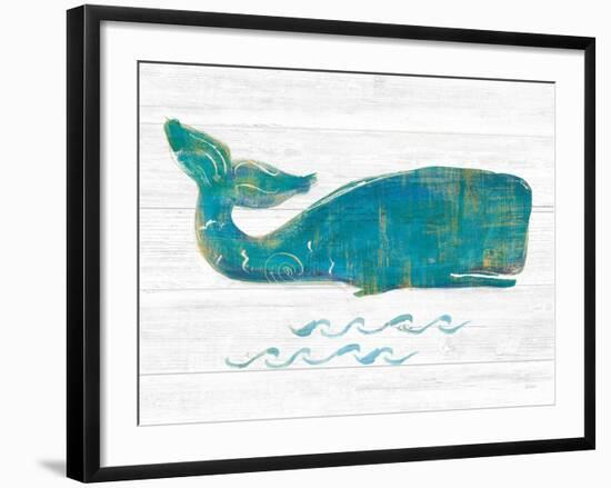 On the Waves I Light Plank-Sue Schlabach-Framed Art Print