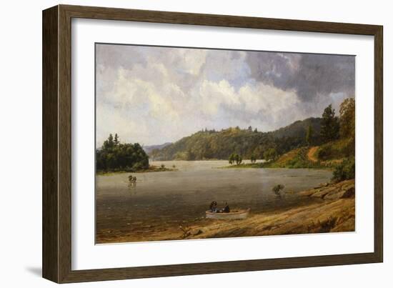 On the Wawayanda Lake, New Jersey, 1873-Jasper Francis Cropsey-Framed Giclee Print