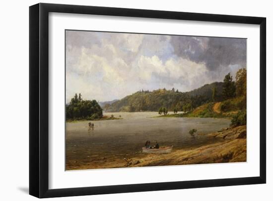 On the Wawayanda Lake, New Jersey, 1873-Jasper Francis Cropsey-Framed Giclee Print