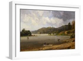 On the Wawayanda Lake, New Jersey, 1873-Jasper Francis Cropsey-Framed Giclee Print