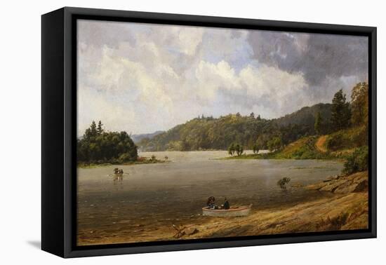 On the Wawayanda Lake, New Jersey, 1873-Jasper Francis Cropsey-Framed Stretched Canvas