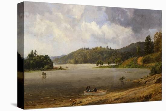 On the Wawayanda Lake, New Jersey, 1873-Jasper Francis Cropsey-Stretched Canvas