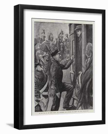 On the Way to His Living Grave, the Condemned Man Entering the Prison Van after Degradation-null-Framed Giclee Print