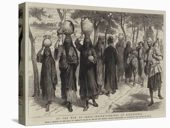 On the Way to India, Water-Carriers at Alexandria-Godefroy Durand-Stretched Canvas