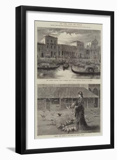 On the Way to India-Samuel Edmund Waller-Framed Giclee Print