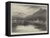 On the Way to Klondike, Sitka, the Capital of Alaska, at Eleven O'Clock on a Night in June-null-Framed Stretched Canvas