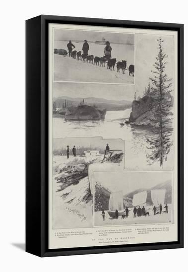 On the Way to Klondike-Henry Charles Seppings Wright-Framed Stretched Canvas