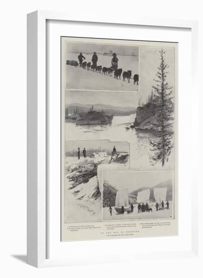 On the Way to Klondike-Henry Charles Seppings Wright-Framed Giclee Print