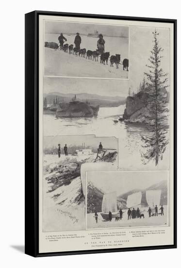 On the Way to Klondike-Henry Charles Seppings Wright-Framed Stretched Canvas
