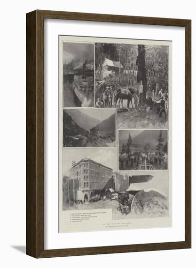 On the Way to Klondike-Henry Charles Seppings Wright-Framed Giclee Print