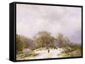 On the Way to Market 99-Barend Cornelis Koekkoek-Framed Stretched Canvas