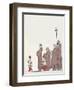 On the Way to Mass-Georges Barbier-Framed Giclee Print
