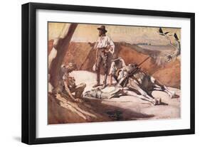 On the Way to Mount Hopeless-George Washington Lambert-Framed Giclee Print