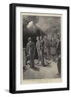 On the Way to the Front, a Funeral at Sea-William T. Maud-Framed Giclee Print