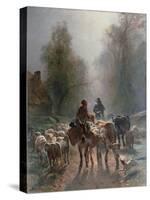 On the Way to the Market, 1859-Constant Troyon-Stretched Canvas