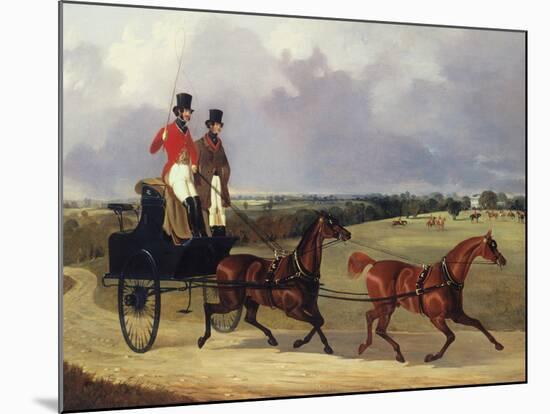 On the Way to the Meet-David Dalby-Mounted Giclee Print