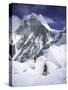 On the Way to the Top, Nepal-Michael Brown-Stretched Canvas