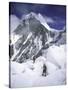 On the Way to the Top, Nepal-Michael Brown-Stretched Canvas