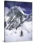 On the Way to the Top, Nepal-Michael Brown-Stretched Canvas