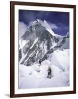 On the Way to the Top, Nepal-Michael Brown-Framed Premium Photographic Print