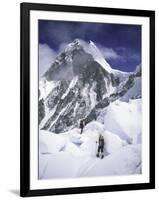 On the Way to the Top, Nepal-Michael Brown-Framed Premium Photographic Print