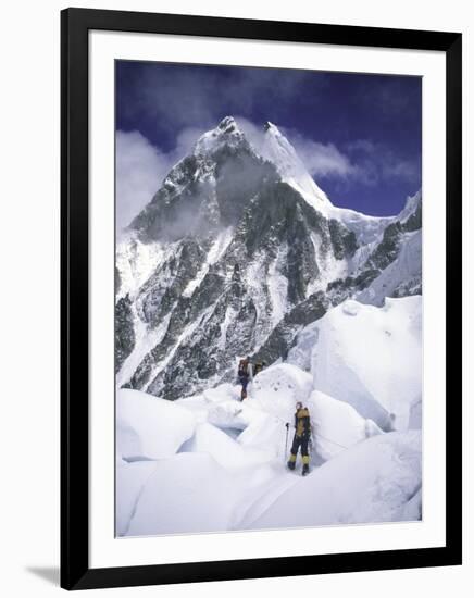 On the Way to the Top, Nepal-Michael Brown-Framed Premium Photographic Print