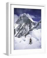 On the Way to the Top, Nepal-Michael Brown-Framed Photographic Print