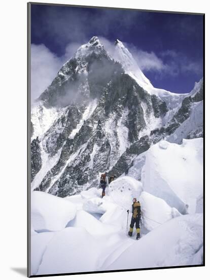 On the Way to the Top, Nepal-Michael Brown-Mounted Photographic Print