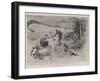 On the Way to the Yukon, Preparing to Camp on the Lewes River-Charles Edwin Fripp-Framed Giclee Print