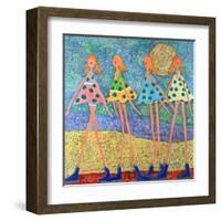 On the Way-Caroline Benchétrit-Framed Art Print