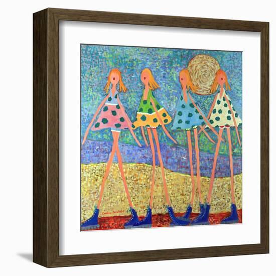 On the Way-Caroline Benchétrit-Framed Art Print