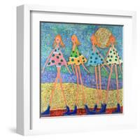 On the Way-Caroline Benchétrit-Framed Art Print