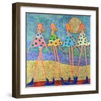 On the Way-Caroline Benchétrit-Framed Art Print