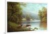 On the Wharfe, Bolton Woods-William Mellor-Framed Giclee Print