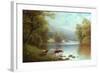 On the Wharfe, Bolton Woods-William Mellor-Framed Giclee Print