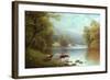 On the Wharfe, Bolton Woods-William Mellor-Framed Giclee Print