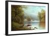 On the Wharfe, Bolton Woods-William Mellor-Framed Giclee Print