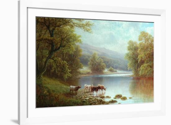 On the Wharfe, Bolton Woods-William Mellor-Framed Giclee Print