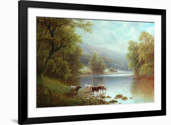 On the Wharfe, Bolton Woods-William Mellor-Framed Giclee Print