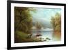 On the Wharfe, Bolton Woods-William Mellor-Framed Giclee Print