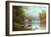 On the Wharfe, Bolton Woods-William Mellor-Framed Giclee Print