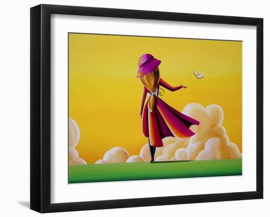 On the Wings of a Dove-Cindy Thornton-Framed Art Print