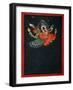 On the Wings of Garuda: Krishna and Satyabhama Fly Through the Night Sky, C.1750-null-Framed Giclee Print