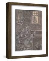 'On the Wings of the Wind', 1915-Arthur Rackham-Framed Giclee Print