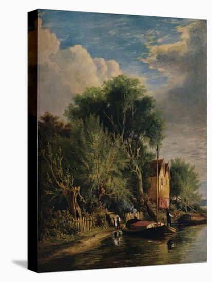 'On the Yare', c1828, (1938)-George Vincent-Stretched Canvas
